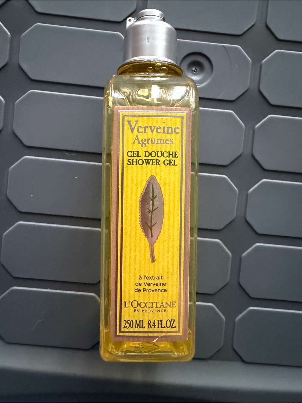 L'OCCITANE Verveine Agrumes Yellow Shower Gel Bottle